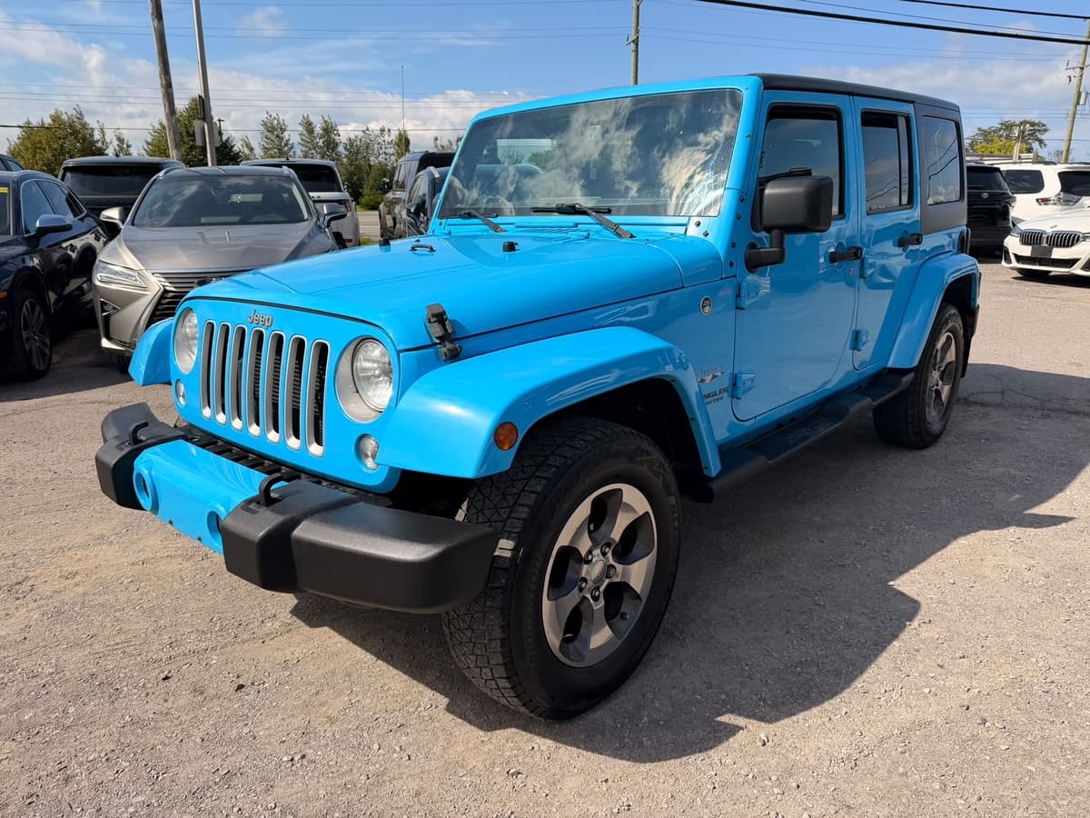 2017 JEEP WRANGLER UNLIMITED SAHARA — photo 1