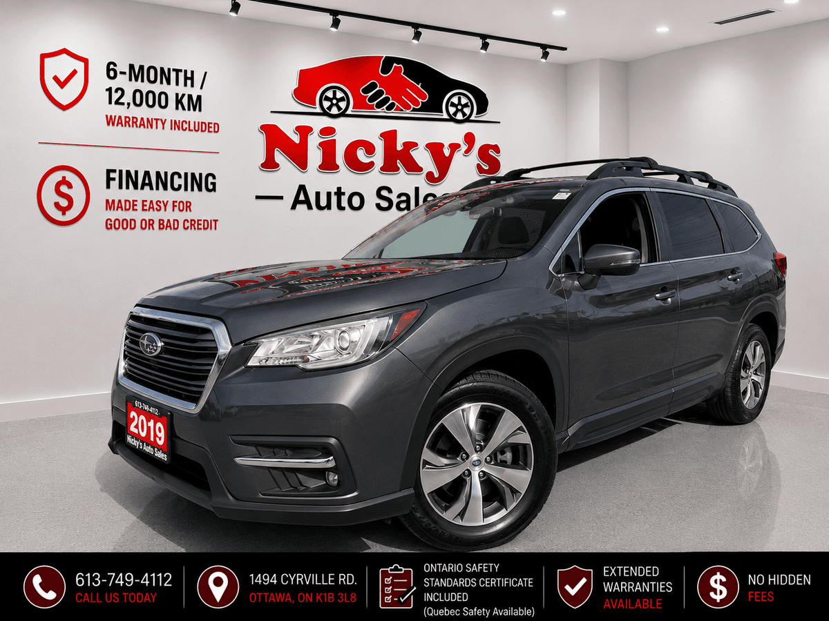 2019 2019 2019 Subaru Ascent PREMIUM AWD - 7 PASS - R.CAM - PANO ROOF! — photo 1