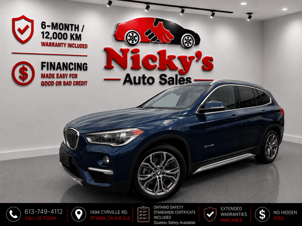 2017 2017 2017 BMW X1 xDrive28i AWD - SPORT - R.CAM - PANO ROOF — photo 1