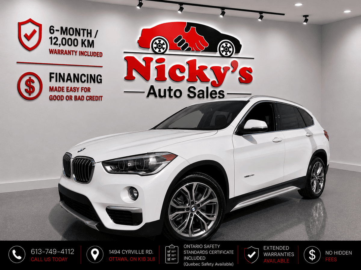 2016 2016 2016 BMW X1 xDrive28i AWD - SPORT PKG - PANO ROOF - R.CAM! — photo 1