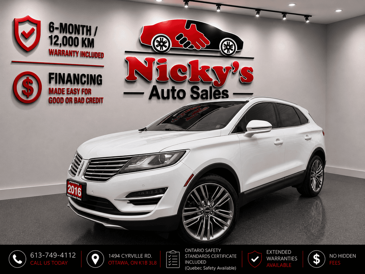 2016 2016 2016 Lincoln MKC RESERVE AWD - PANO ROOF - NAVI - R.CAM - LOW KM'S! — photo 1
