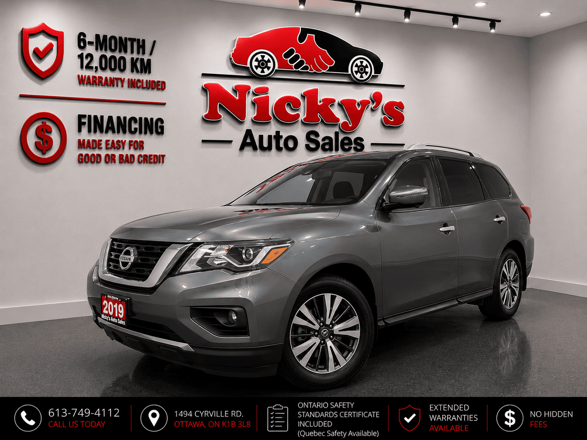 2019 2019 2019 Nissan Pathfinder SL PREMIUM 4WD - 7 PASS - LEATHER - SUNROOF - R.CA — photo 1