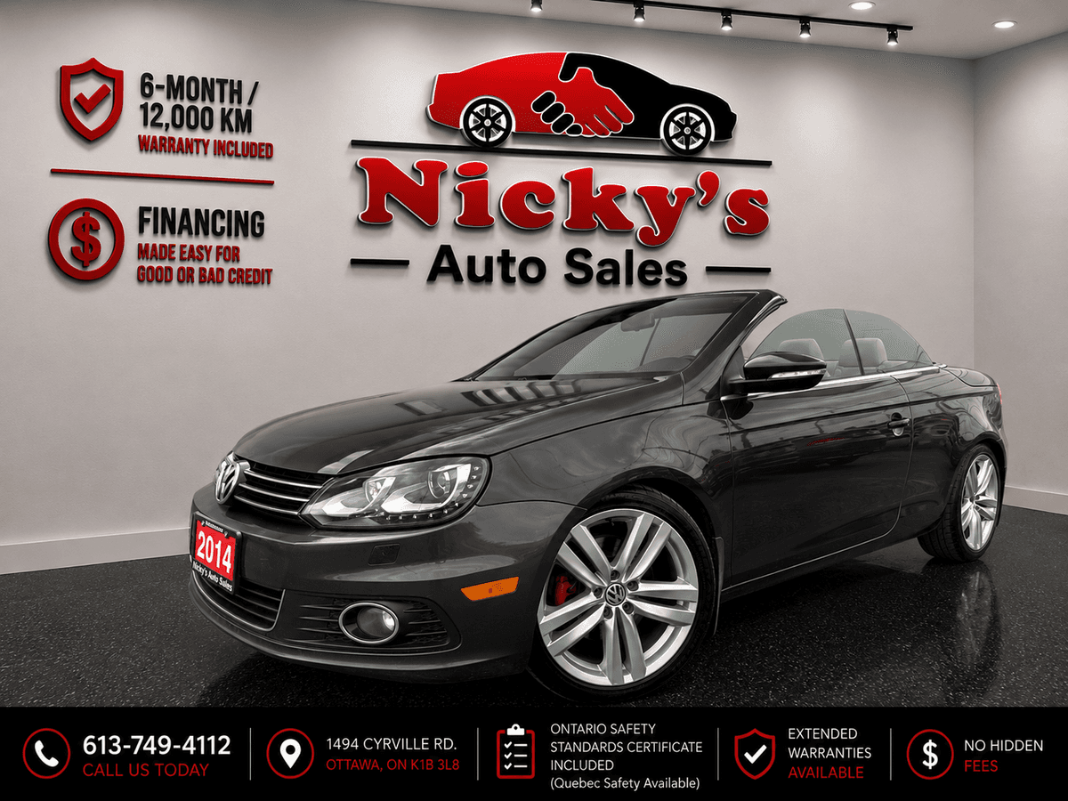 2014 2014 2014 Volkswagen Eos HIGHLINE - 2.0 TSI - CONVERTIBLE - NAVI - LOADED! — photo 1