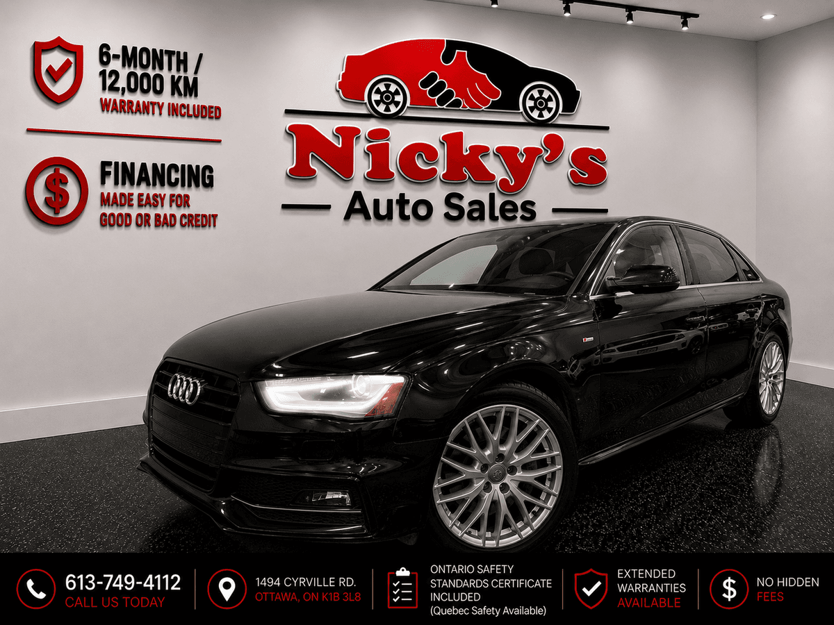 2015 2015 2015 Audi A4 PREMIUM - QUATTRO AWD - S-LINE - LOADED! — photo 1