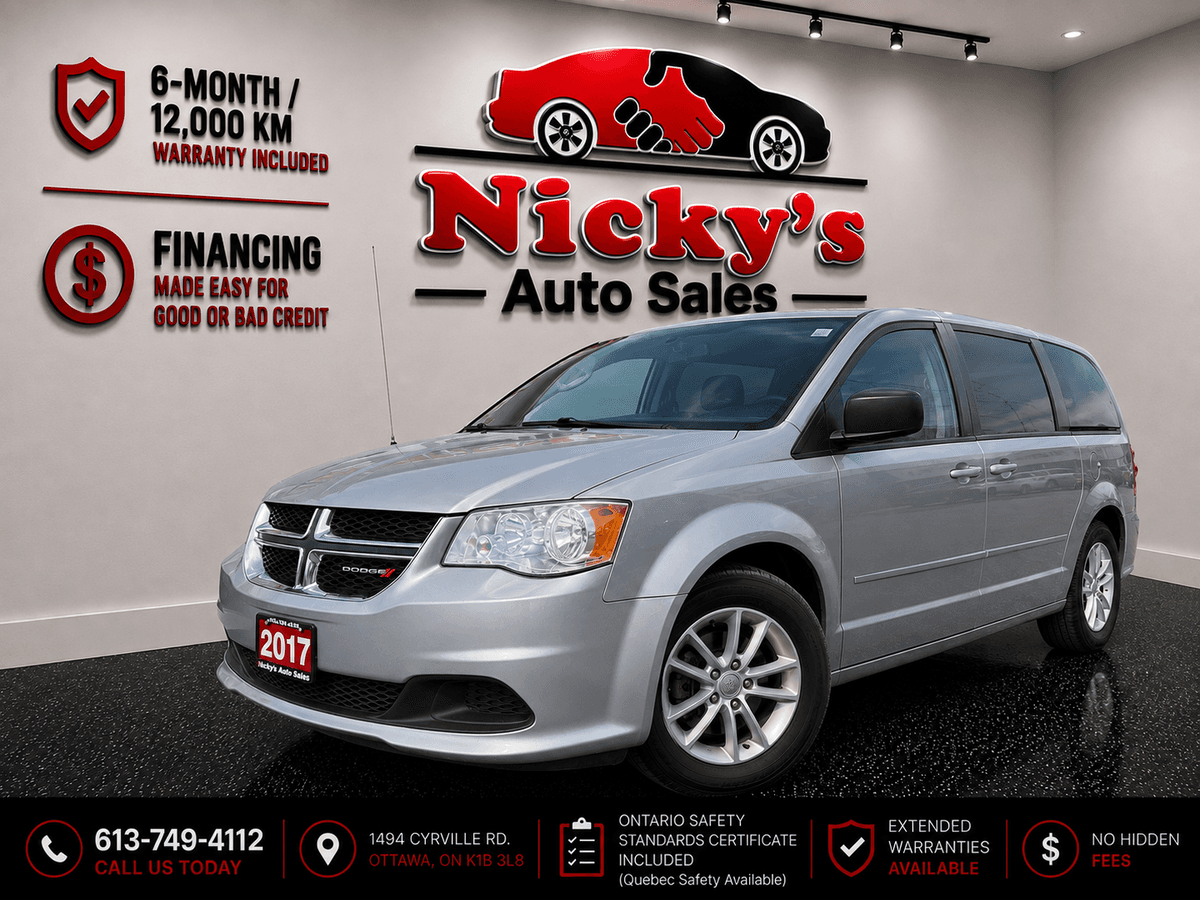 2017 2017 2017 Dodge Grand Caravan SXT - 7 PASSENGER - REAR DVD - R.CAM - RUST PROOFE — photo 1