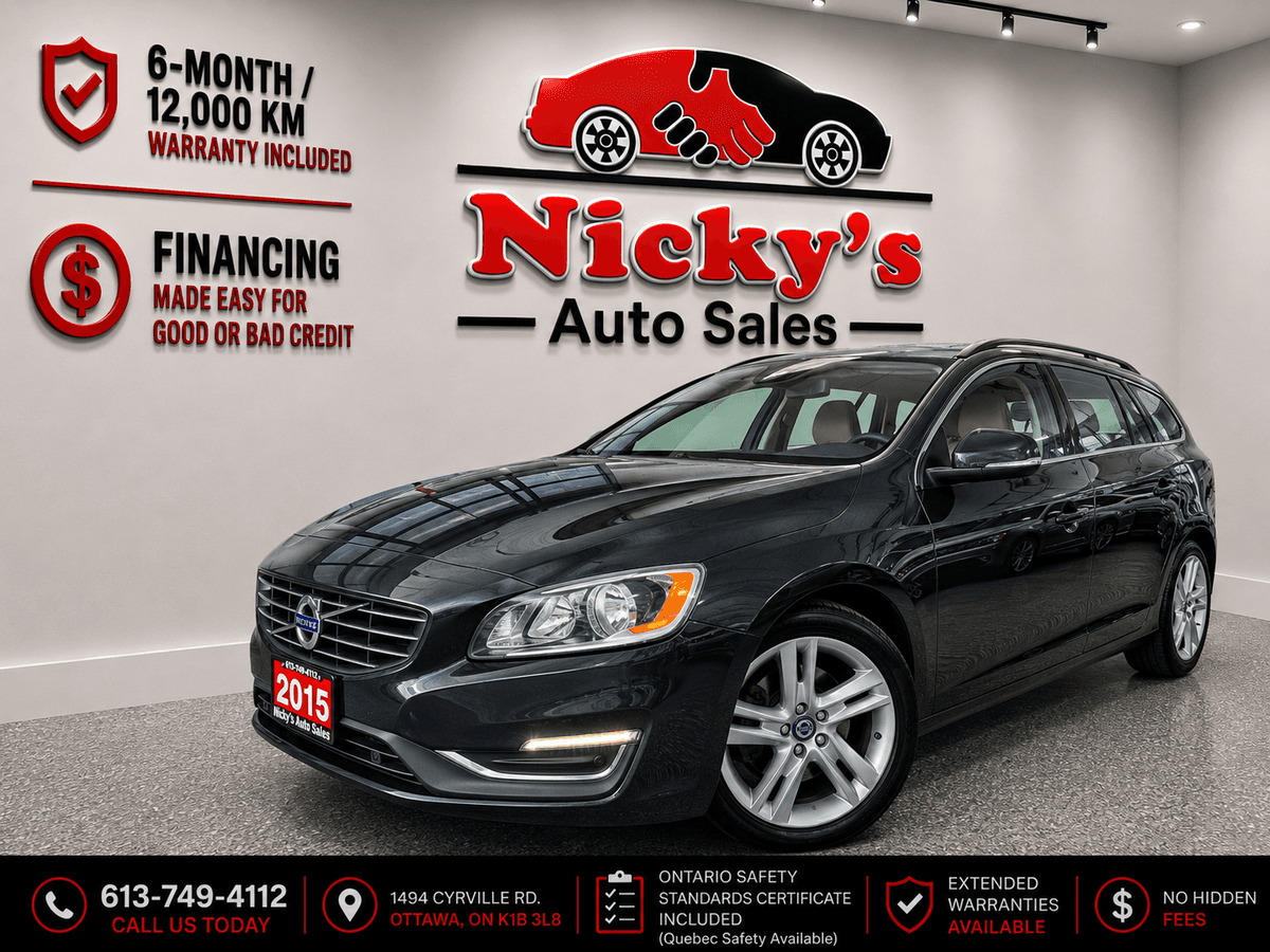 2015 2015 2015 Volvo V60 T5 PREMIER AWD WAGON - BLIS - SUNROOF! — photo 1
