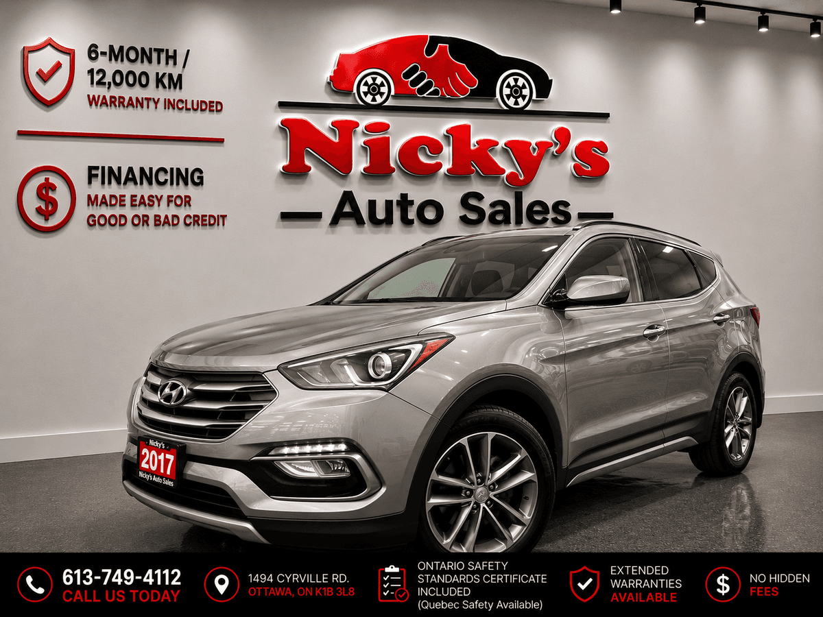 2017 2017 2017 Hyundai Santa Fe SPORT 2.0T LIMITED AWD - NAVI - PANO ROOF - R.CAM! — photo 1