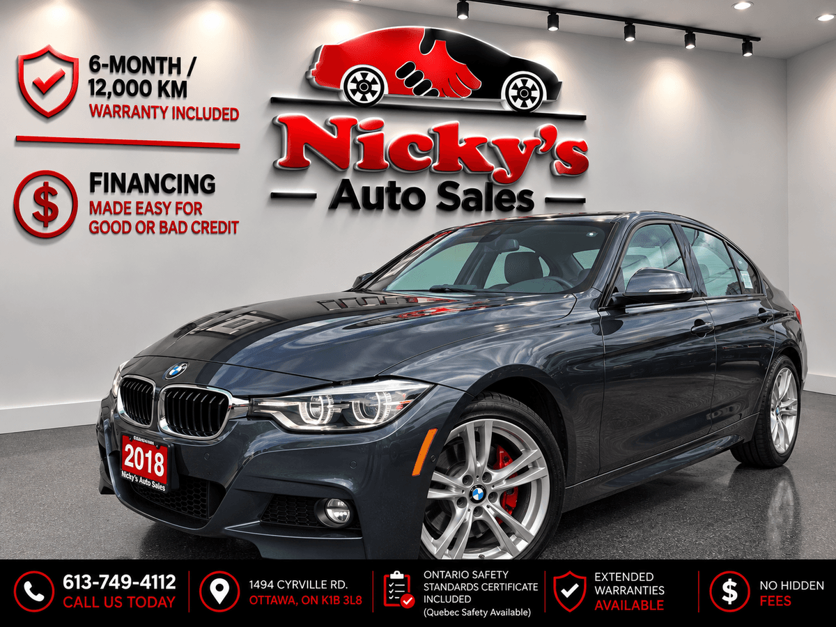 2018 2018 2018 BMW 3 Series 330i xDrive28i AWD - SPORT/M PKG - NAVI - R.CAM! — photo 1