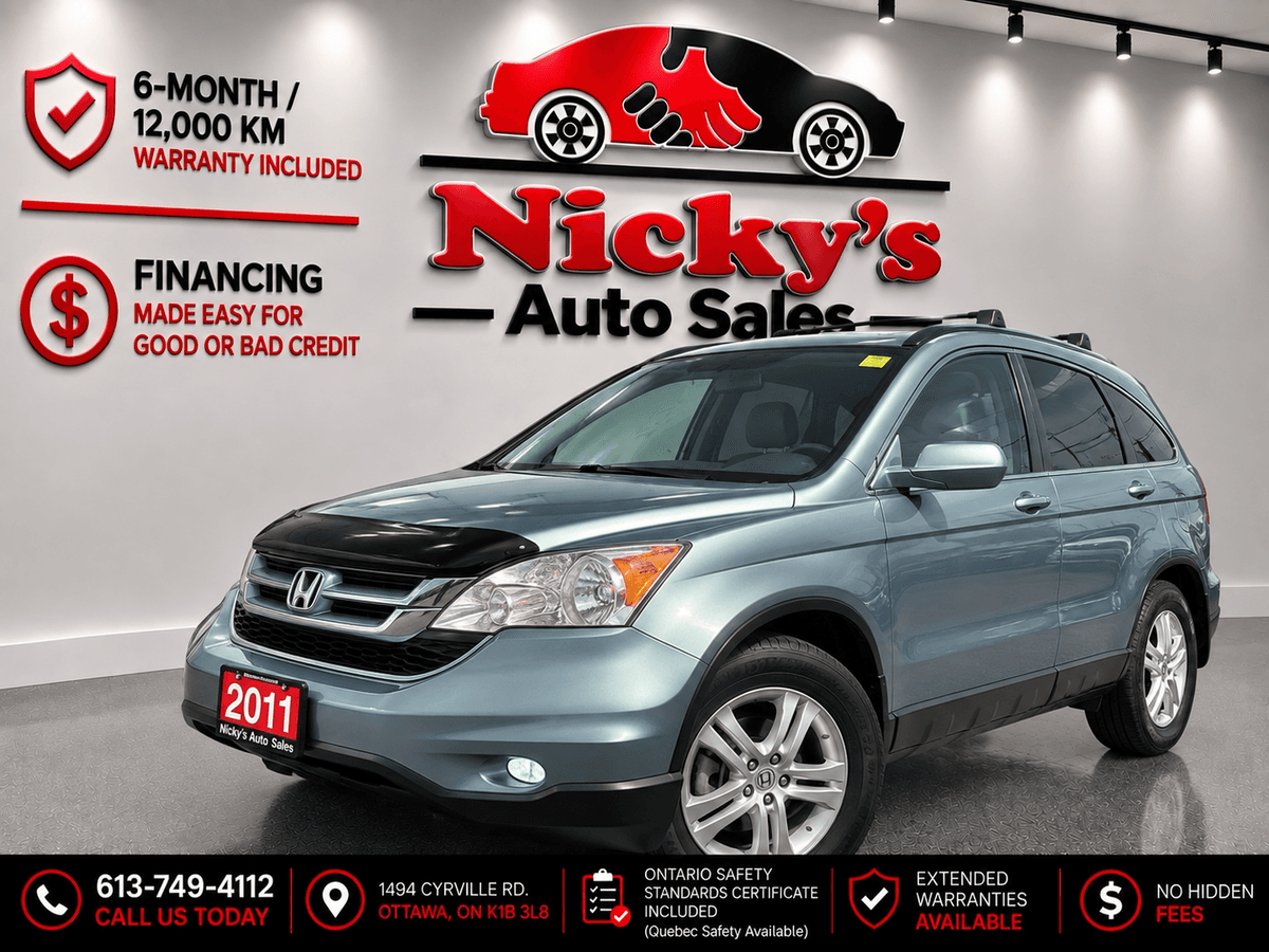 2011 2011 2011 Honda CR-V EX-L - AWD - AUTO - LEATHER - SUNROOF - R.CAM - LIKE NEW! — photo 1