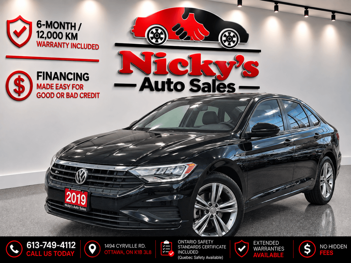 2019 2019 2019 Volkswagen Jetta HIGHLINE - R-LINE - R.CAMERA - 6-SPEED MANUAL! — photo 1