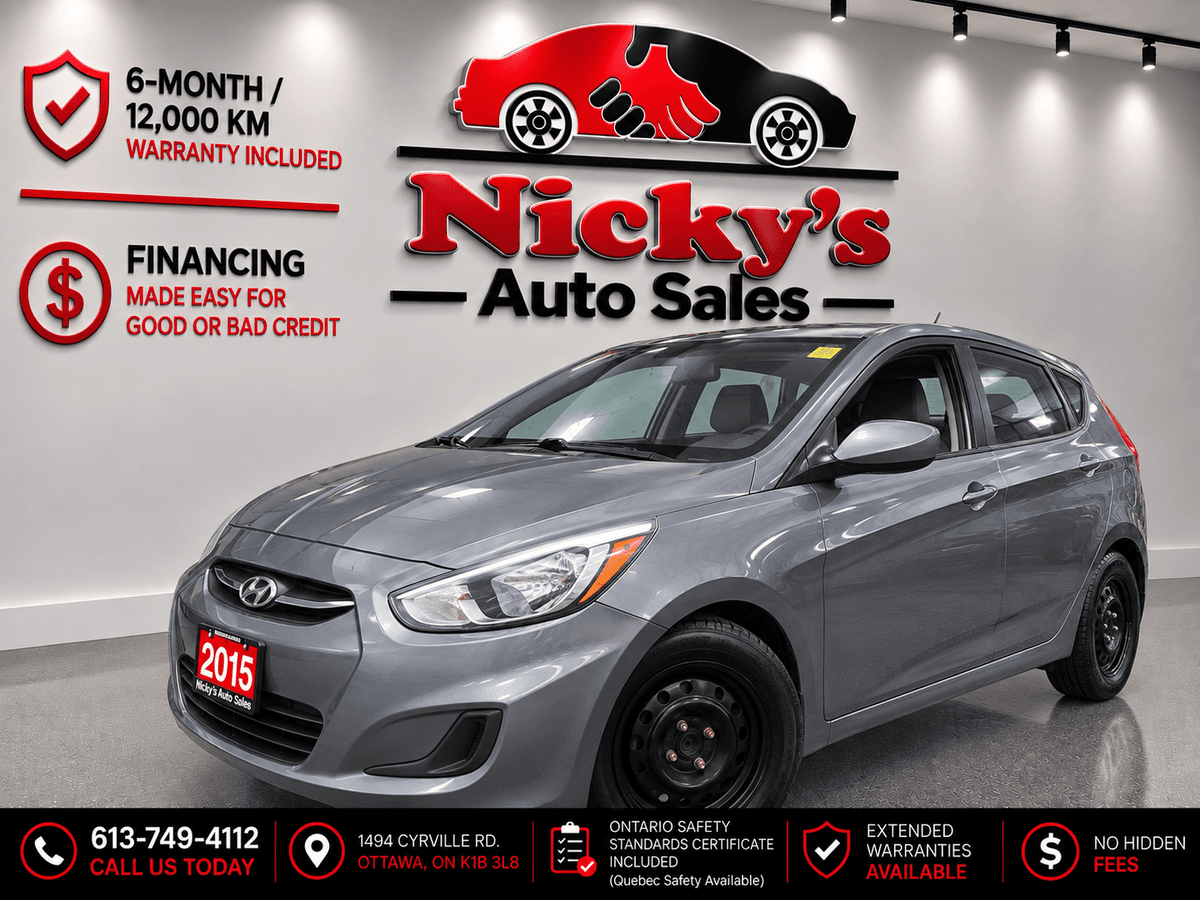2015 2015 2015 Hyundai Accent GL - AUTOMATIC - HATCHBACK - GAS SAVER! — photo 1