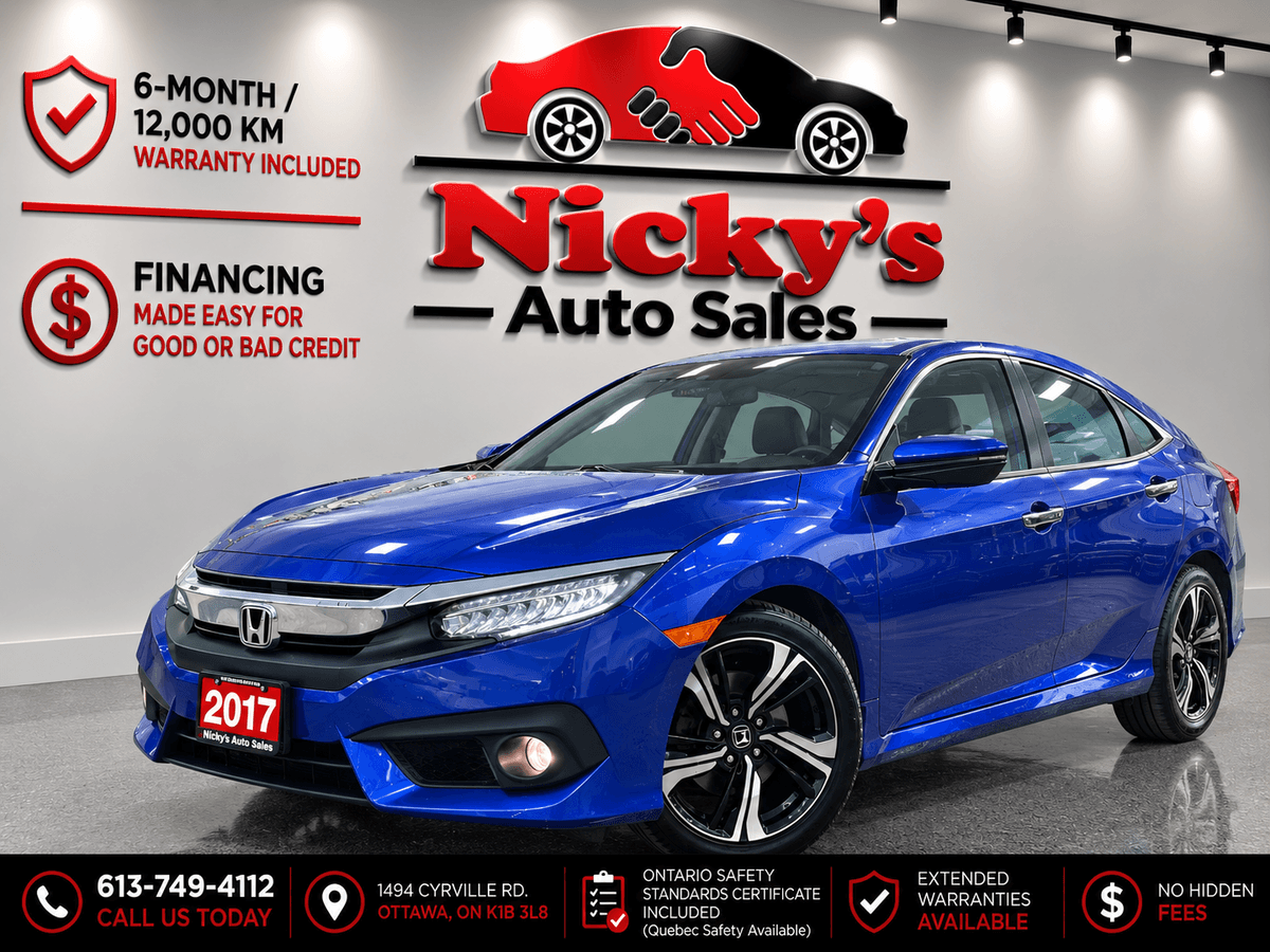 2017 2017 Honda Civic TOURING - AUTO - NAVI - R.CAM - SUNROOF!
