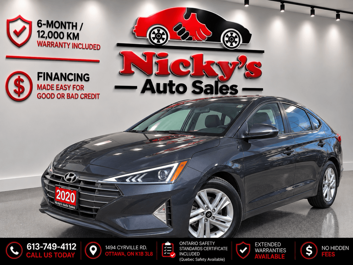 2020 2020 Hyundai Elantra PREFERRED - AUTO - ALLOYS - R.CAMERA - LOW KMS! — photo 1