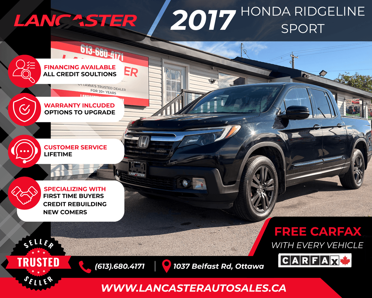 2017 2017 Honda Ridgeline Sport — photo 1