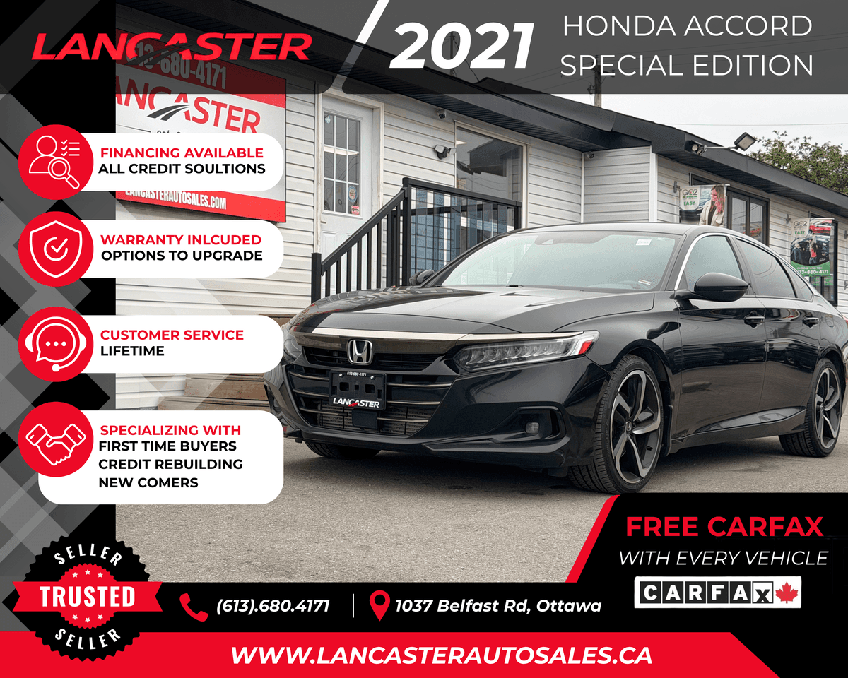 2021 Honda Accord SE — photo 1