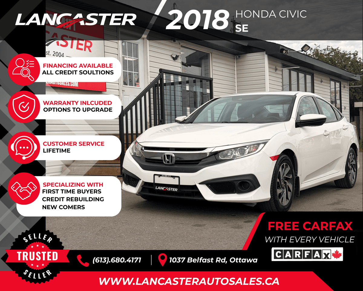 2018 2018 Honda Civic SE — photo 1