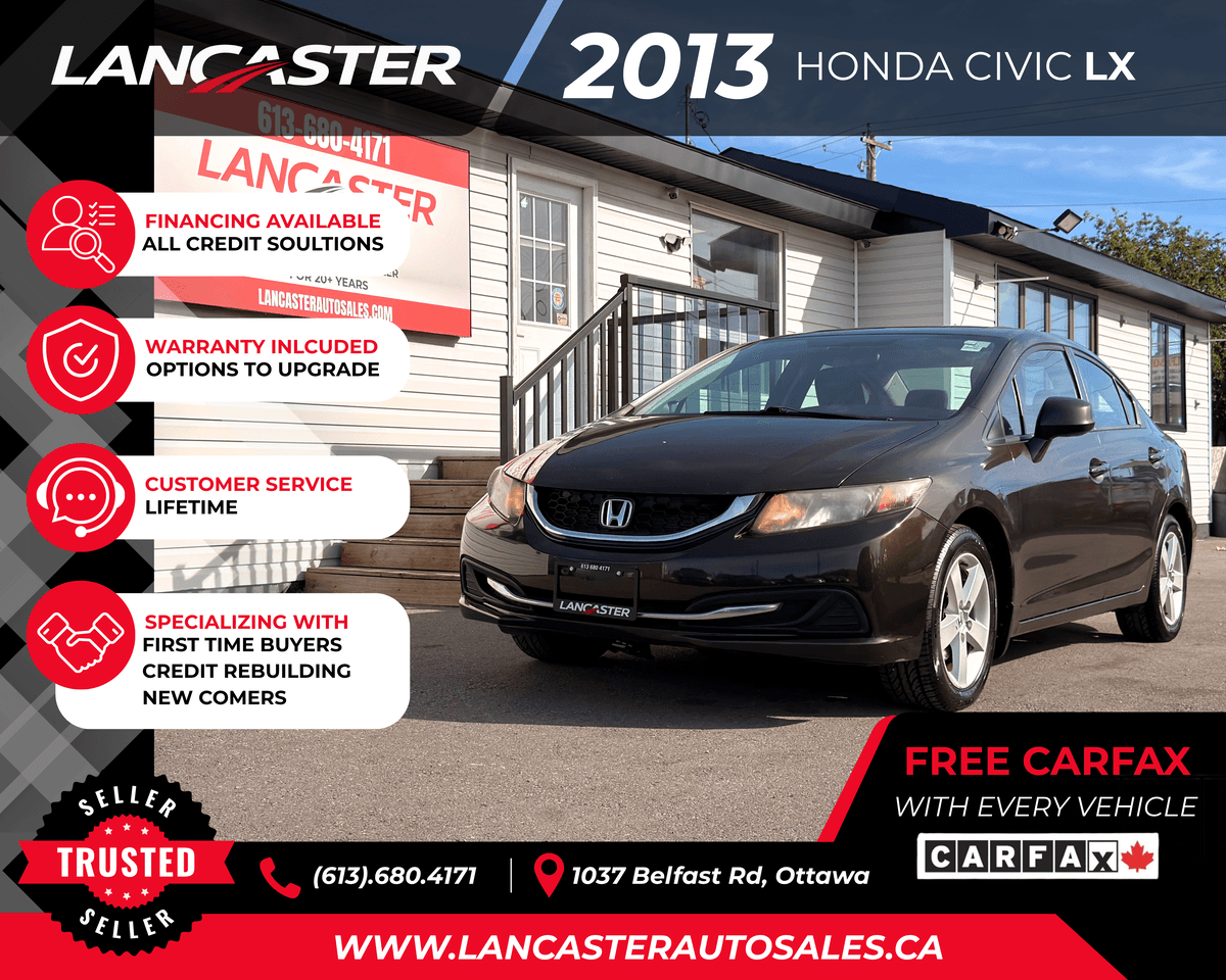 2013 2013 Honda Civic LX — photo 1